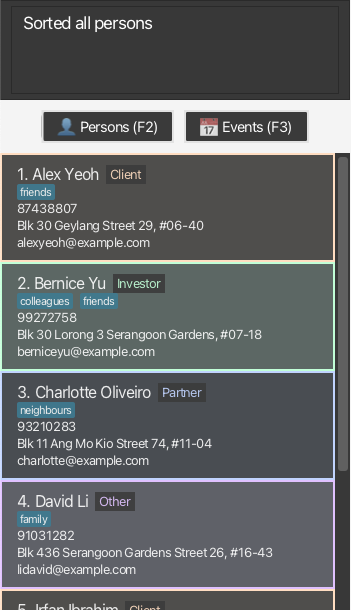 sort by name in ascending order
